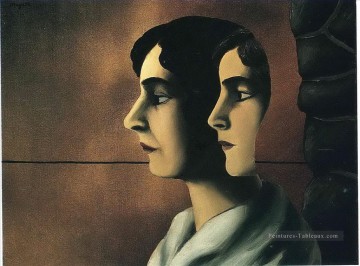 magritte Tableau Peinture - regards lointains René Magritte